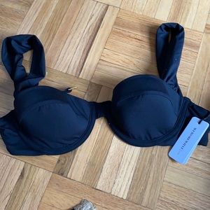 Black we wore what swim top